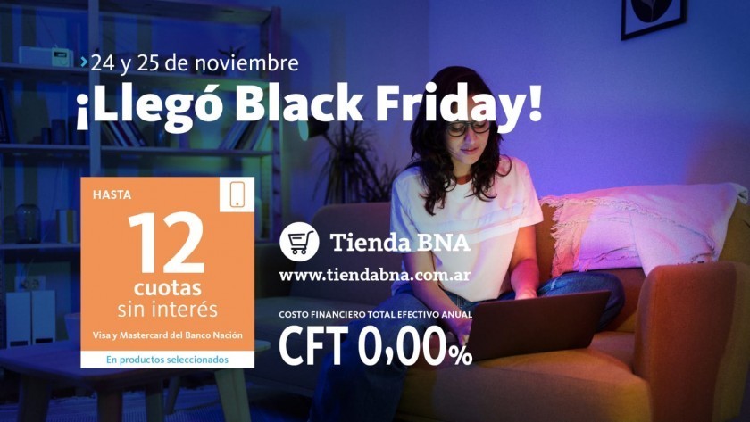 Black Friday: Tienda BNA ofrece hasta en 12 cuotas sin interés
