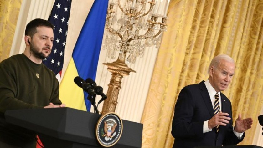 Joe Biden promete a Zelenski que «Ucrania nunca estará sola»