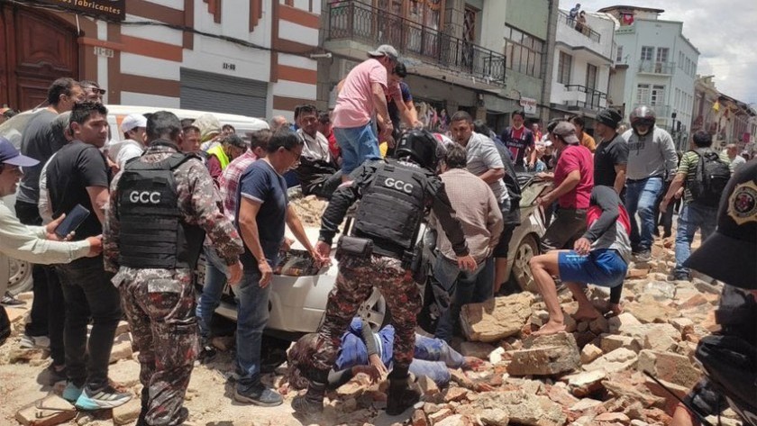 Ascienden a 13 las víctimas del sismo que sacudió a Ecuador y parte de Perú