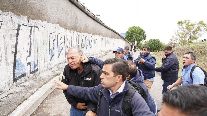 Choferes lincharon al ministro Berni tras el crimen de un compañero en La Matanza