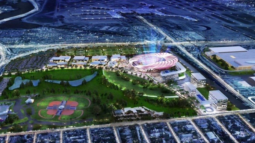 Flexibilizan normas para la construcción del nuevo estadio del Inter Miami