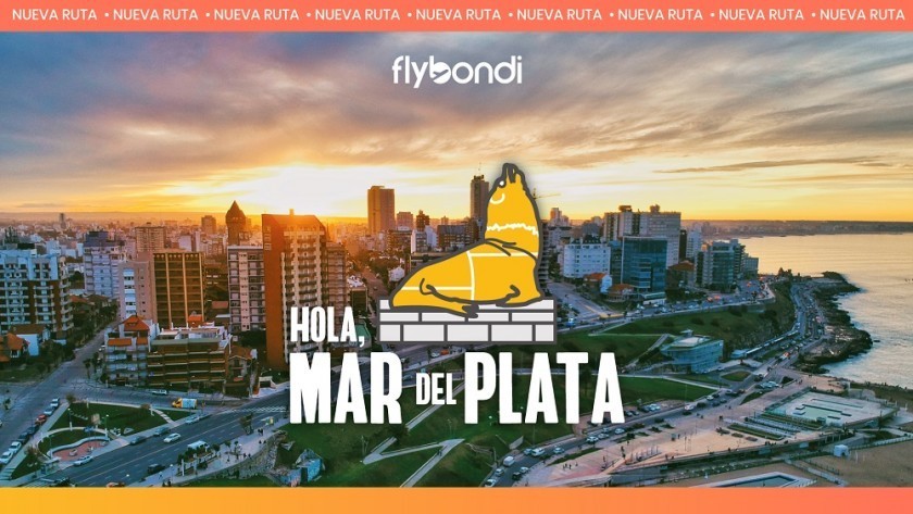Vuelos low cost: Flybondi comenzó a conectar Mar del Plata con Aeroparque