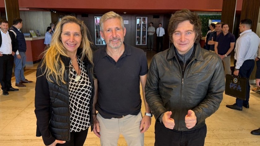 Tras los incidentes en Santa Fe, Milei viajó a Entre Ríos y se reunió con Frigerio