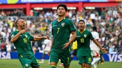Bolivia le ganó a Surinam y quedó a un triunfo del Mundial 2026
