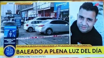 La Matanza: Matan a un policía que custodiaba la recaudación de un local