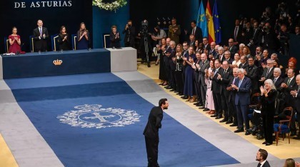 Lionel Messi recibió el Premio Princesa de Asturias en España