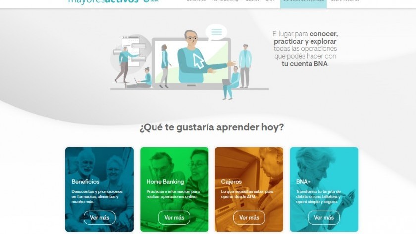 El BNA lanzó el portal interactivo para adultos mayores con asistencia telefónica exclusiva y benefi