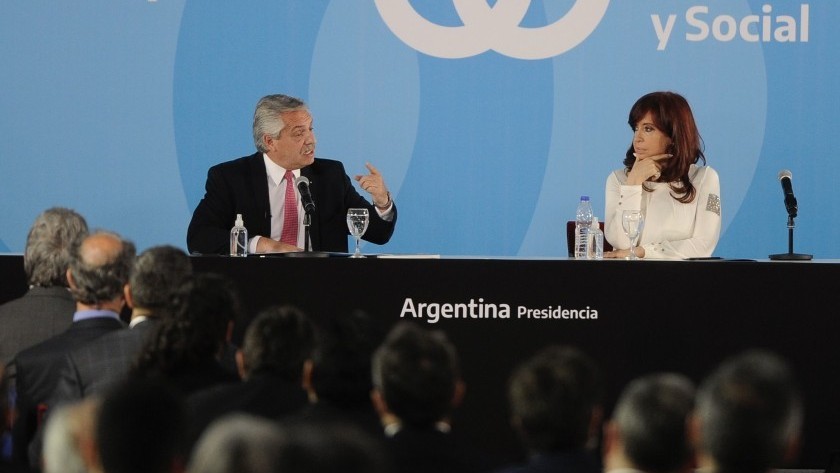 Alberto volvió a mostrarse con Cristina Kirchner e hizo un llamado a la unidad