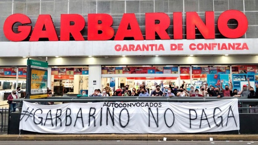 Garbarino envió 1800 telegramas de despido y cerró sus locales