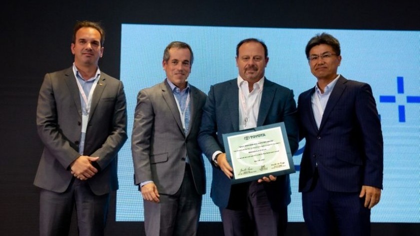 Mirgor recibió el premio al “Mejor Proveedor” de 2021 entregado por Toyota Latinoamérica y Caribe